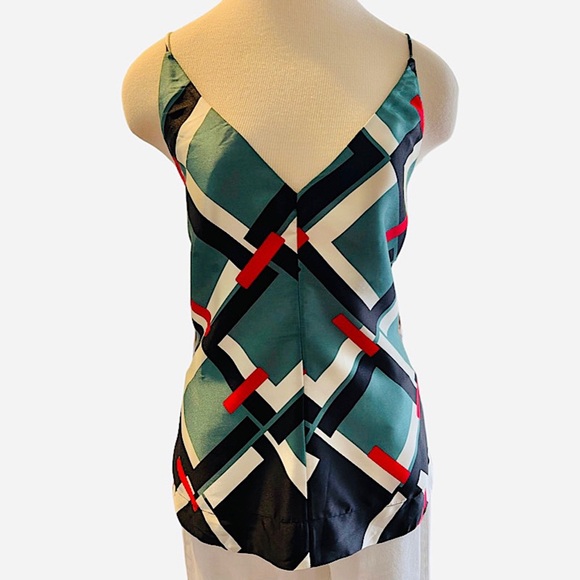 NWT Zara Geometric Print Top - Picture 4 of 5